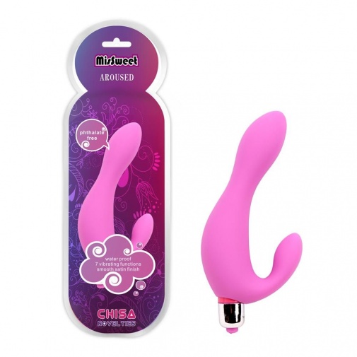 Chisa - MisSweet Aroused 7 Function Vibrating Rabbit - Pink photo