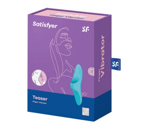 Satisfyer - Teaser Finger Vibrator - Blue photo