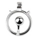FAAK - Chastity Cage w Urethral Plug - Silver 照片-4