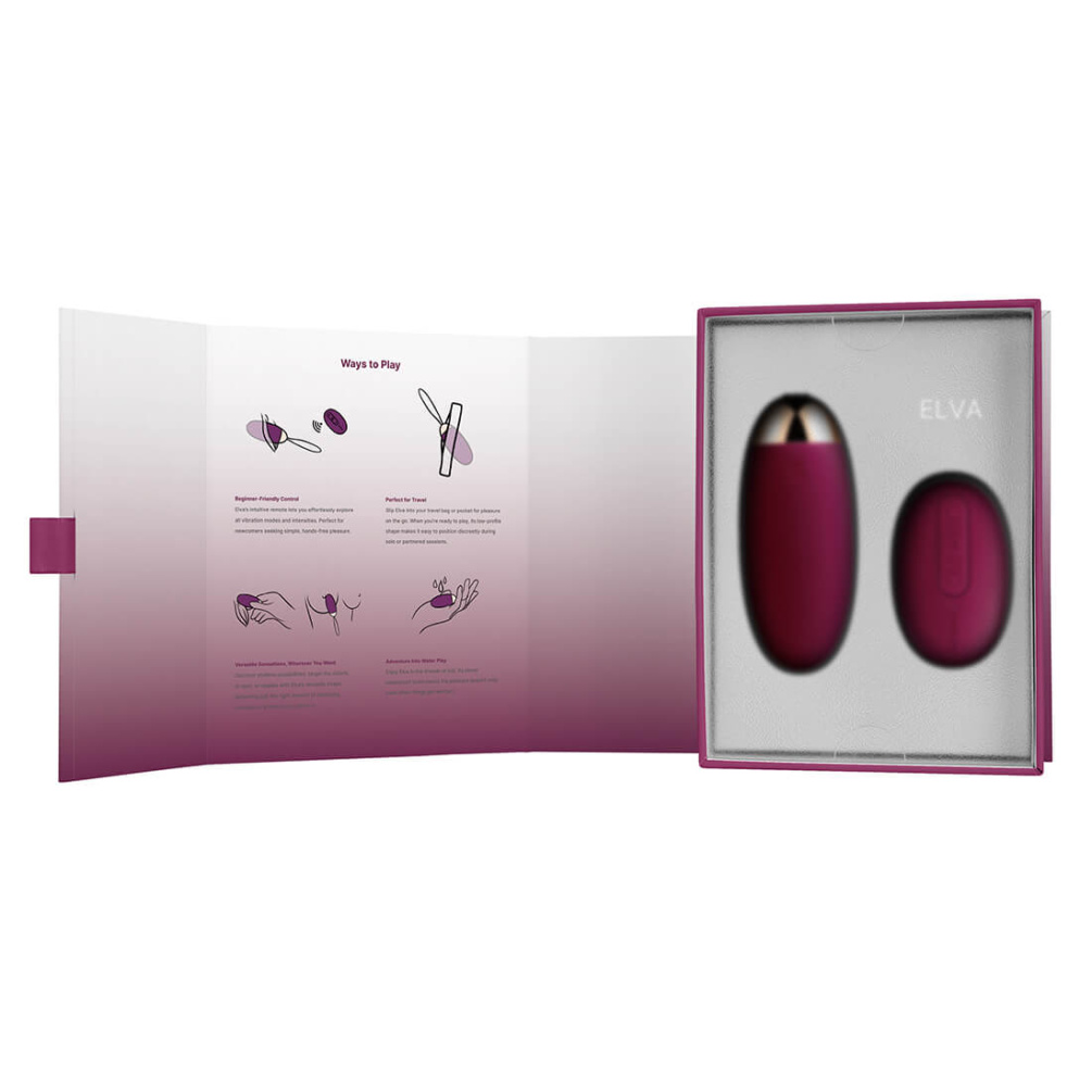 SVAKOM - Elva Remote Control Egg Vibrator - Violet photo-18