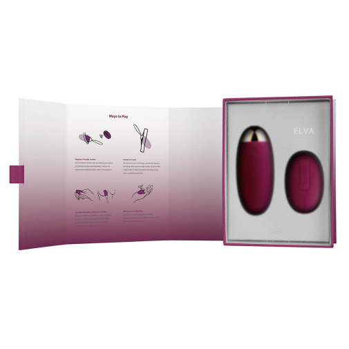 SVAKOM - Elva Remote Control Egg Vibrator - Violet photo