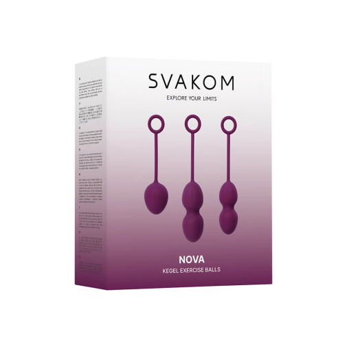 SVAKOM - Nova Kegel Balls - Violet photo