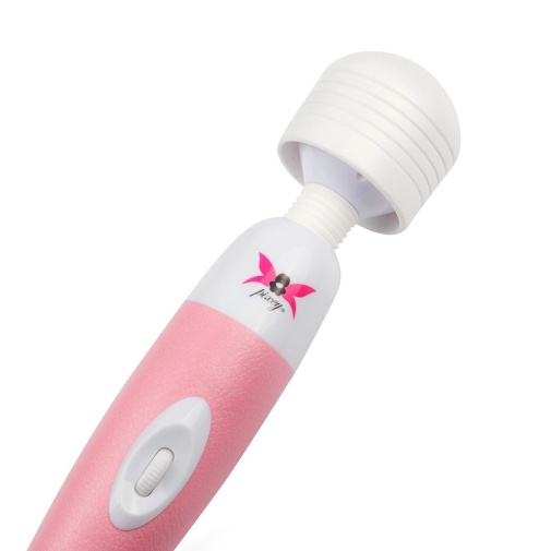 Pixey - 手持式按摩棒 - 粉红/白色 照片