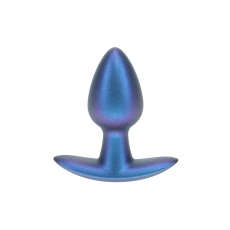 Ouch - Smooth Anal Plug S - Metalic Blue photo