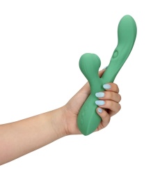 Loveline - Flickering Rabbit Vibrator - Green 照片