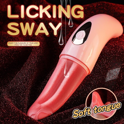 Secwell - Space Tongue Vibrator - Pink photo