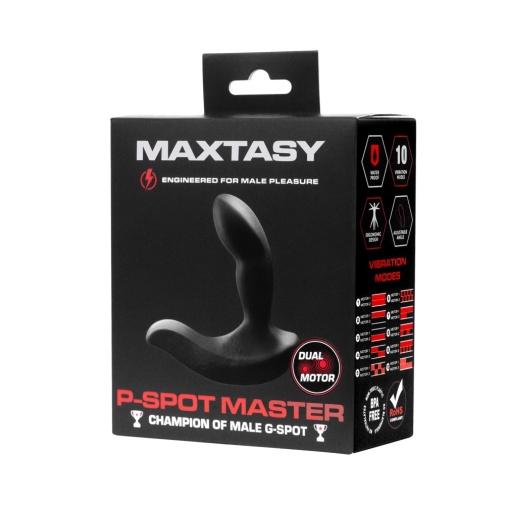 Maxtasy - P-Spot Master Remote Massager - Black photo