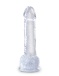 King Cock - 7" Cock w Balls - Clear photo-3