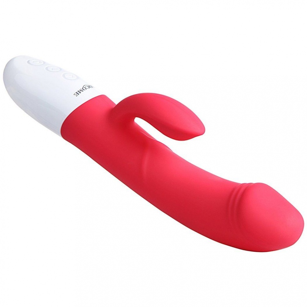 CRATER Jurchen intelligent heating double shock stick, indep... Erocome - Crater - Red photo-3