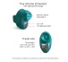 Love to Love - Kisscool Tapping Vibrator - Teal photo-4