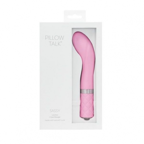 Pillow Talk - Sassy G点震动器 - 粉红色 照片