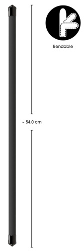 Bad Kitty - Bendable Cock & Ball Ring - Black 照片