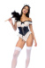 Mapale - 60058 Lace-Up Maid Costume - Black - L/XL photo