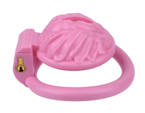 FAAK - Resin Pussy Chastity Cage - Pink 照片