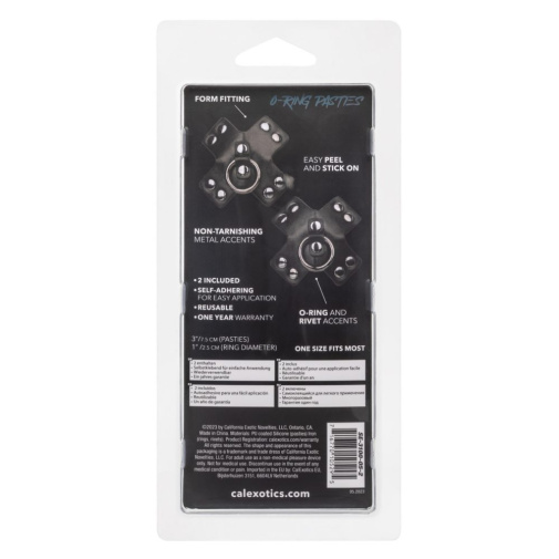 CEN - Euphoria O-Ring Pasties - Black 照片