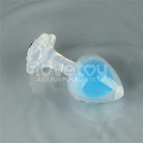 Lovetoy - Gemoria Glow Butt Plug - Blue photo