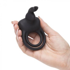 Happy Rabbit - Couples Vibro Ring - Black photo