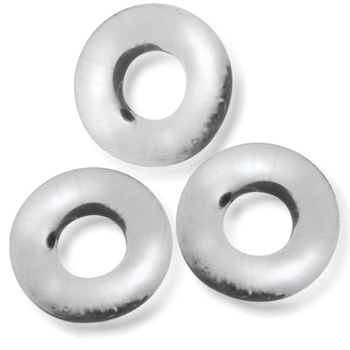 Oxballs - Fat Willy Cockring 3's Pack - Clear photo
