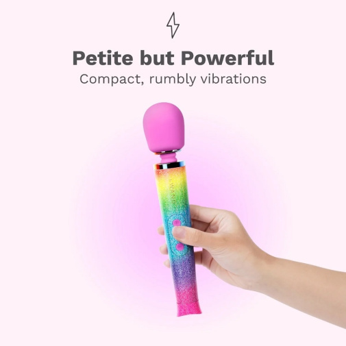 Le Wand - Petite Glitter Vibro Massager - Rainbow 照片