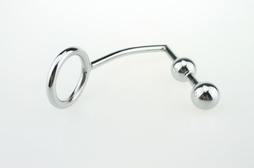 MT - Cock Ring 40mm with 2 Anal Balls photo