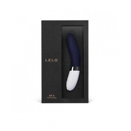 Lelo - Liv 2中型G点/阴蒂两用按摩棒 - 深蓝色 照片