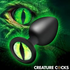 Creature Cocks - Green Eye Plug M - Black 照片