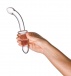 Glas - 8″ Ribbed G-Spot Glass Dildo photo-2