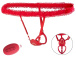 You2Toys - Lay-On Strap Vibro Set - Red 照片-3