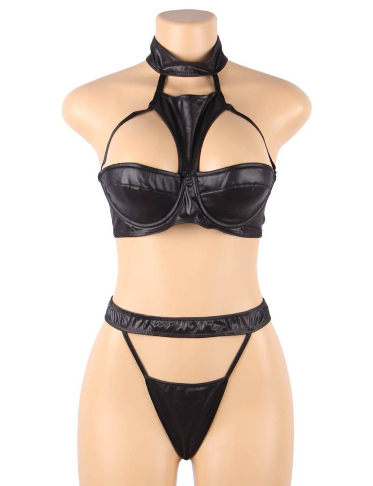 Ohyeah - Exquisite Set w Choker - Black - M photo