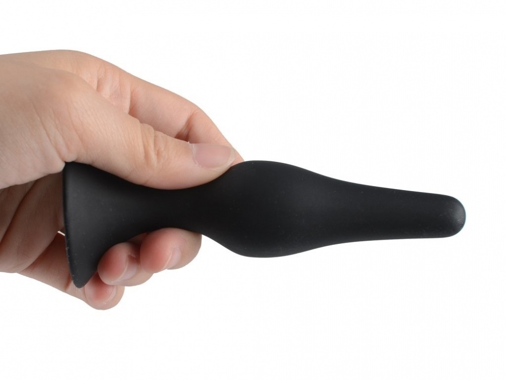 Toynary AP02 Drop-shaped Anal Plug series are made with 100&... Toynary - AP02 Anal Plug 2.8cm - Black photo-2