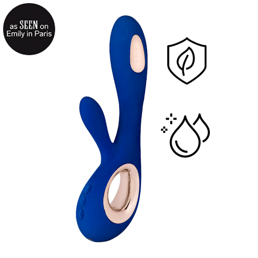 Lelo - Soraya Wave G點&陰蒂兔仔按摩棒 - 午夜藍色 照片