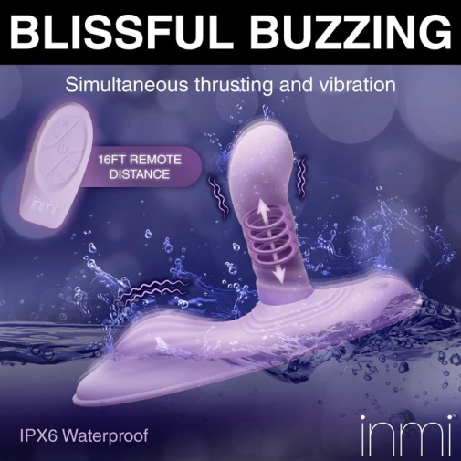 Inmi - Thrust 'N' Grind Vibrator - Purple photo