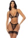 Oh La La Cheri - Kendra Lace Set - Black - S/M photo