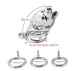 MT - Mustang Chastity Cage 50mm - Silver photo-9