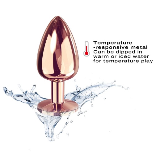 Dorcel - Metal Diamond Anal Plug L - Gold photo