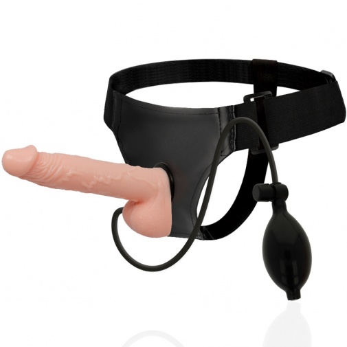 Harness Attraction - Peter Inflatable Strap-On - Flesh photo