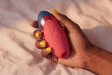 Womanizer - Next Liberty 3D Pleasure Air Stimulator - Blue/Red photo