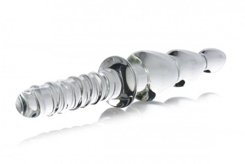 Master Series - Saber Anal Links Glass Thruster - Clear photo