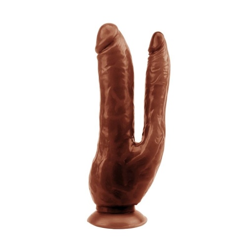 Chisa - 7.7″ Double Dildo - Brown photo