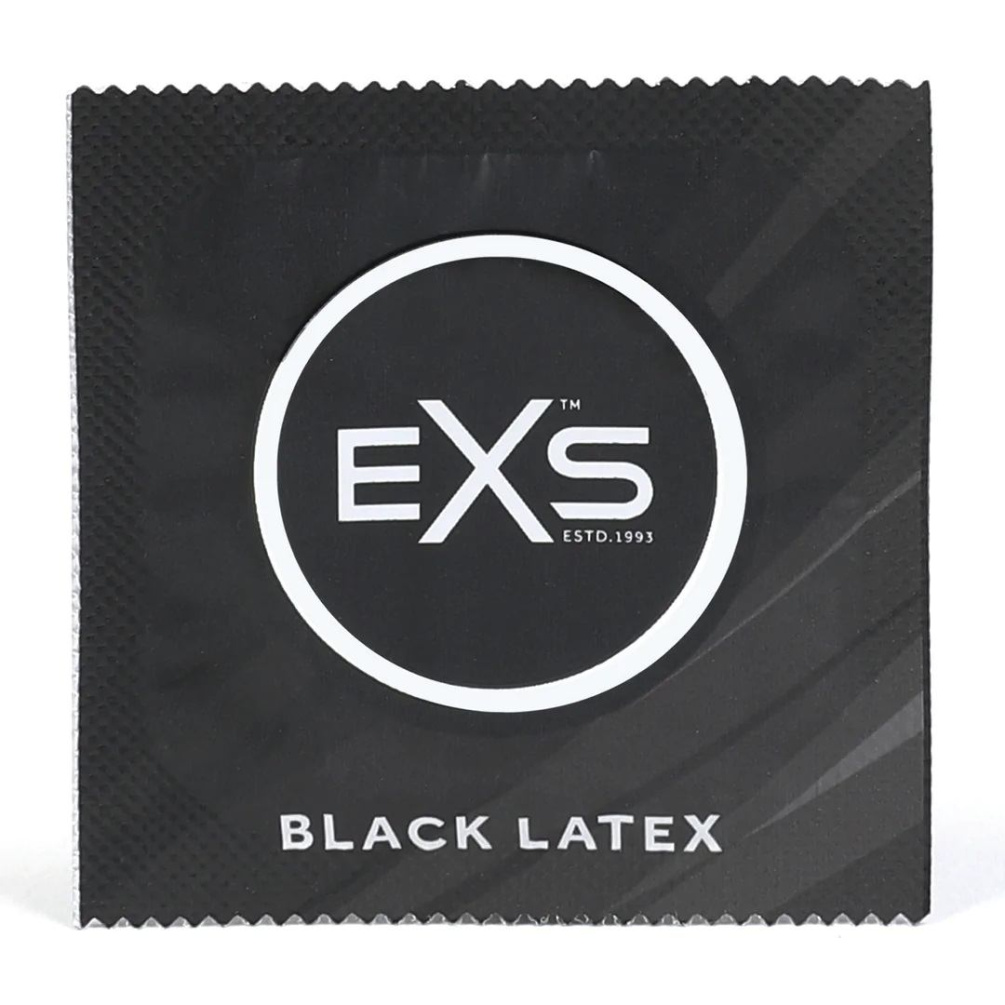 EXS - Vegan Black Latex Condoms 12's Pack 照片-2