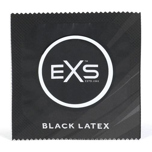 EXS - Vegan Black Latex Condoms 12's Pack 照片