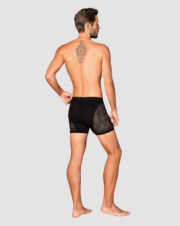 Obsessive - M103 男士四角內褲 - 黑色 - 細碼/中碼/大碼 照片