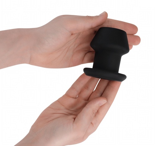 Addicted Toys - Extreme Hollow Anal Plug S - Black photo