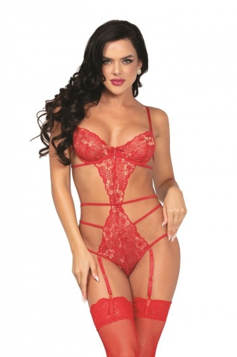 STM - Decadent Desires 连身内衣 - 红色 照片