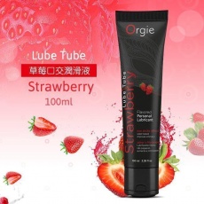 Orgie - Strawberry Lube Tube - 100ml photo