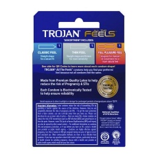 Trojan - 感觉混合装乳胶安全套 3 片装 照片