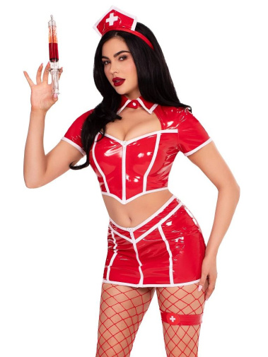 Leg Avenue - Red Alert Nurse Costume - M 照片
