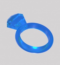 Chisa - Diamond 陰莖環 - 藍色 照片