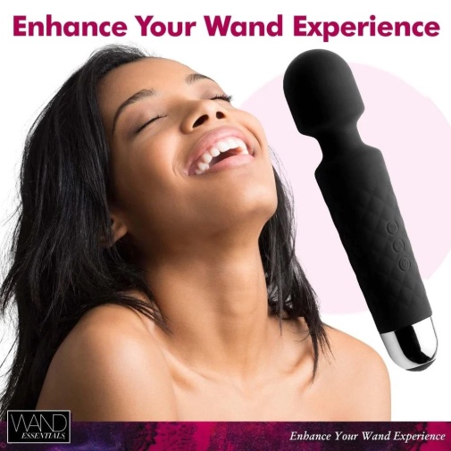 Wand Essentials - 18X Luxury Travel Massager - Black photo