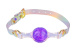 FAAK - Bead Lock Ball Gag S - Purple photo-3